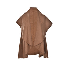 s 5 Colors Women Stylish Sleeveless Cloak Coats Women Lapel Waistcoat Vest Cloak EF8