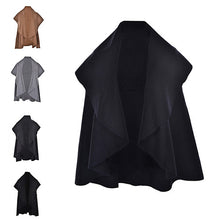 s 5 Colors Women Stylish Sleeveless Cloak Coats Women Lapel Waistcoat Vest Cloak EF8