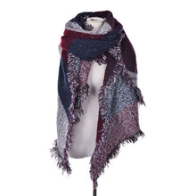s Wool Tassels Plaid Checks Wide Lattices Long Scarf Shawl Wrap Scarve3 Colors EF8