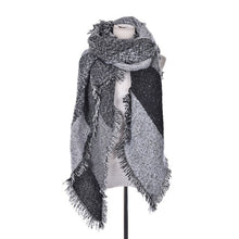 s Wool Tassels Plaid Checks Wide Lattices Long Scarf Shawl Wrap Scarve3 Colors EF8