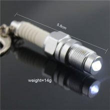 s Casual LED Key Chain Spark Plug Key Chain Keychain Car Parts Keyring  EF8