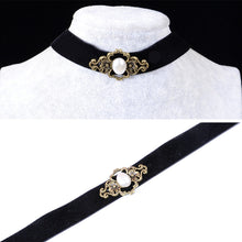 Charm Pendant Jewelry Women Vintage Black Velvet Retro Choker Collar Bib Necklace  EF8