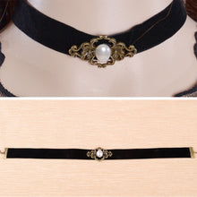 Charm Pendant Jewelry Women Vintage Black Velvet Retro Choker Collar Bib Necklace  EF8