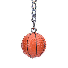 Football Basketball Golf ball Pendant Keyring Sports metal Keychain Car Key Chain Key Ring 3 Styles EF8