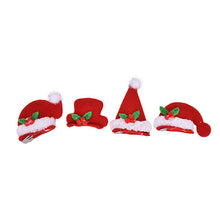 s LED Glow Hat Pattern Girls Hair Clip Decoration Festival Hairpin Creative 4 Styles EF8
