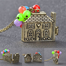s Lovely movie balloon house up Necklace love Movie choker Necklace colorful beads Pendant Necklace  EF8