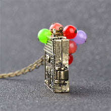 s Lovely movie balloon house up Necklace love Movie choker Necklace colorful beads Pendant Necklace  EF8