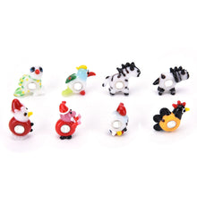 s Silver Plated bead Core Animal Glass Bead Lampwork Fit European bracelet   bangle DIY jewelry Making EF8