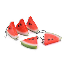 s Simulation fruit Watermelon Charm Keychain Ring DIY Bag Key Chain H bag Jewelry Gift Accessories  EF8