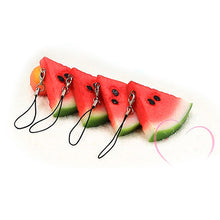 s Simulation fruit Watermelon Charm Keychain Ring DIY Bag Key Chain H bag Jewelry Gift Accessories  EF8