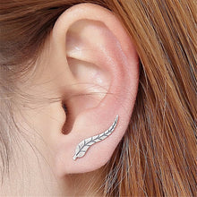 Ear Sweep Wrap Silver   Gold Ear Climber Leafs Ear Clip Cuffs Earrings for Women Jewelry EF8