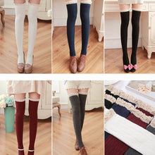 Women Lace Over Knee Leg Warmer Soft Knitting Stocking Legging Socks 5 Colors EF8