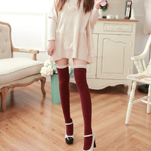 Women Lace Over Knee Leg Warmer Soft Knitting Stocking Legging Socks 5 Colors EF8