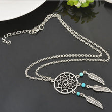 accessories jewelry Dream catcher leather pendant necklace gift for women girl  EF8