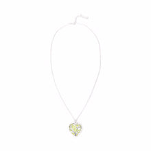 Glow In The Dark Locket Silver Hollow Glowing Stone Pendant Statement Chocker Pendants Necklace For Women EF8