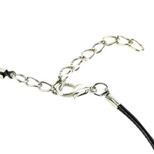 Luxury Men's Stainless Steel Wolf Tooth Pendant Necklace Animal Pendant Necklaces Leather Chain Pendant Necklace EF8