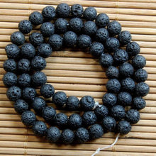 Mens Beaded Jewelry Lava Stone Beads Gallstone Volcanic Bracelet Man Party Gift Yoga Jewelry 8-14mm EF8