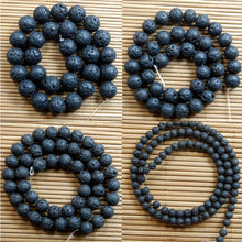 Mens Beaded Jewelry Lava Stone Beads Gallstone Volcanic Bracelet Man Party Gift Yoga Jewelry 8-14mm EF8