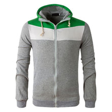 ing Men's Fashion Hoodie Sweatshirts Fleece Casual Slim Zipper Nylon Jacket EF8