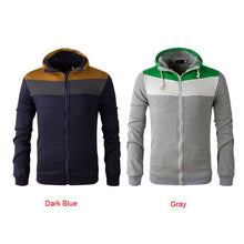 ing Men's Fashion Hoodie Sweatshirts Fleece Casual Slim Zipper Nylon Jacket EF8