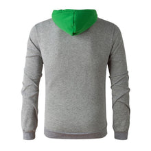ing Men's Fashion Hoodie Sweatshirts Fleece Casual Slim Zipper Nylon Jacket EF8