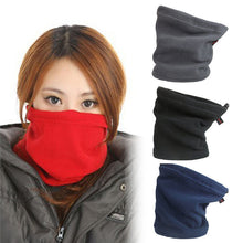 3 in 1 Multifunctional Scarf Men Women Thermal Warm Fleece Snood Scarf Neck Warmer Beanie Ski Balaclava Hat EF8