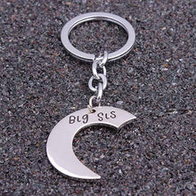 3pc Family Charm Keyring Big Middle Little Sis Sister Heart Keychains Women Girl Friends  EF8