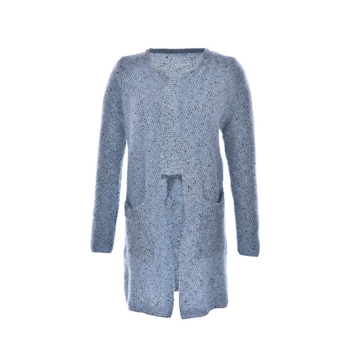 6 Colors Tricotado Cardigan  Women Casual Long Sleeve Knitted Cardigans Crochet Ladies Sweaters EF8