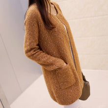 6 Colors Tricotado Cardigan  Women Casual Long Sleeve Knitted Cardigans Crochet Ladies Sweaters EF8