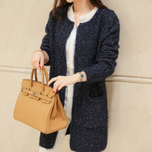 6 Colors Tricotado Cardigan  Women Casual Long Sleeve Knitted Cardigans Crochet Ladies Sweaters EF8