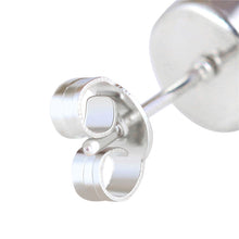 6 Pair 3-8MM Fshion Punk Cubic Ear Studs Stainless Steel Round Small White Black Stud Earrings Jewelry For Cool Women Men EF8