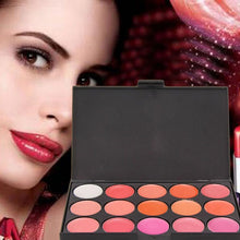 Girl Woman 15 Colors Lip Gloss Palette Makeup Lipstick Palette Lipgloss Lips Lip Pigment EF8