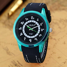 Men's Fashion Ssilicone Rubber Watches Luxury Sport Analog Quartz Wrist Watch EF8
