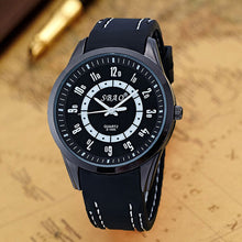Men's Fashion Ssilicone Rubber Watches Luxury Sport Analog Quartz Wrist Watch EF8