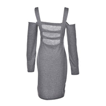 Dress Women Long Sleeve Backless Sexy Party Dresses Black B age Bodycon Dress EF8