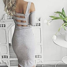 Dress Women Long Sleeve Backless Sexy Party Dresses Black B age Bodycon Dress EF8