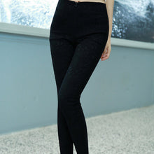 Lace Women Skinny Slim Stretch High Waist Leggings Trousers Pencil Pants white black EF8