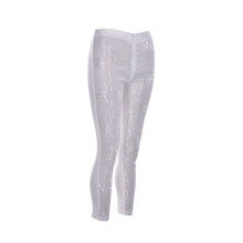Lace Women Skinny Slim Stretch High Waist Leggings Trousers Pencil Pants white black EF8
