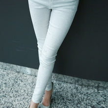 Lace Women Skinny Slim Stretch High Waist Leggings Trousers Pencil Pants white black EF8