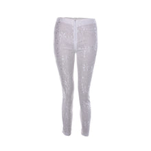 Lace Women Skinny Slim Stretch High Waist Leggings Trousers Pencil Pants white black EF8