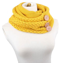 Design Fashion Scarf Women Warm Wool Blend Two Circle Cable Knit Cowl Neck Scarf Shawl cachecol EF8