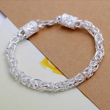 Design Jewelry Bracelet Silver Plated 20cm Link Chain Bracelet For Women Drop Shipping EF8
