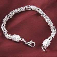 Design Jewelry Bracelet Silver Plated 20cm Link Chain Bracelet For Women Drop Shipping EF8