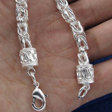 Design Jewelry Bracelet Silver Plated 20cm Link Chain Bracelet For Women Drop Shipping EF8