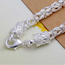 Design Jewelry Bracelet Silver Plated 20cm Link Chain Bracelet For Women Drop Shipping EF8