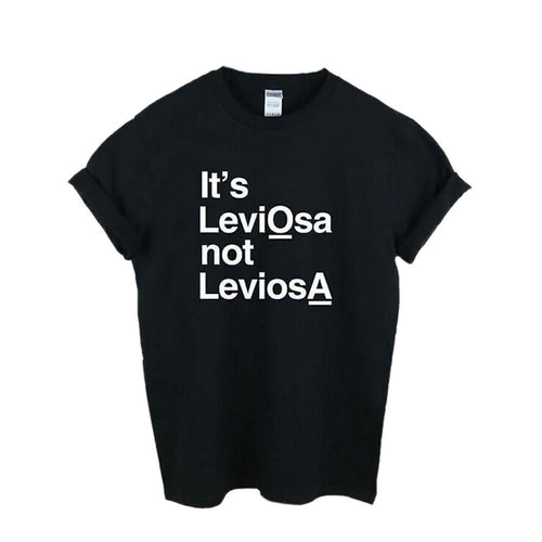 Design T-shirts For Women It Is Leviosa not leviosA Cotton O-Neck T-shirt Women White Black Harajuku Top Tees EF8