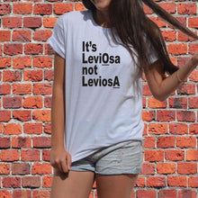 Design T-shirts For Women It Is Leviosa not leviosA Cotton O-Neck T-shirt Women White Black Harajuku Top Tees EF8