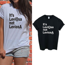 Design T-shirts For Women It Is Leviosa not leviosA Cotton O-Neck T-shirt Women White Black Harajuku Top Tees EF8