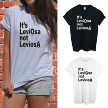 Design T-shirts For Women It Is Leviosa not leviosA Cotton O-Neck T-shirt Women White Black Harajuku Top Tees EF8