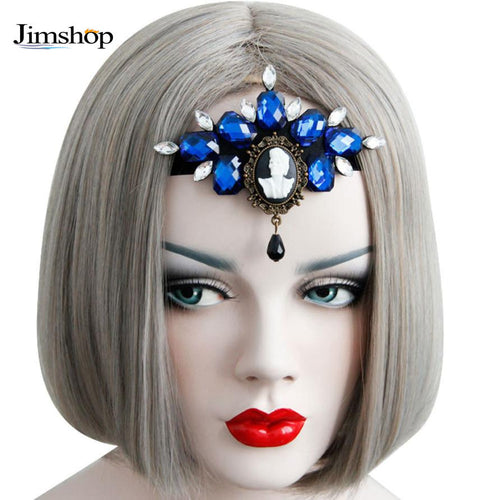 Designer Skull and Diamond Headband Halloween Party Fancy Dress Costume Accessory Event Party Supplies EF8